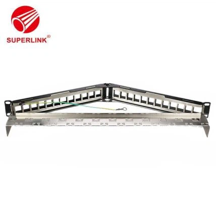 Cat7 24-Port varjestatud plaaster panel